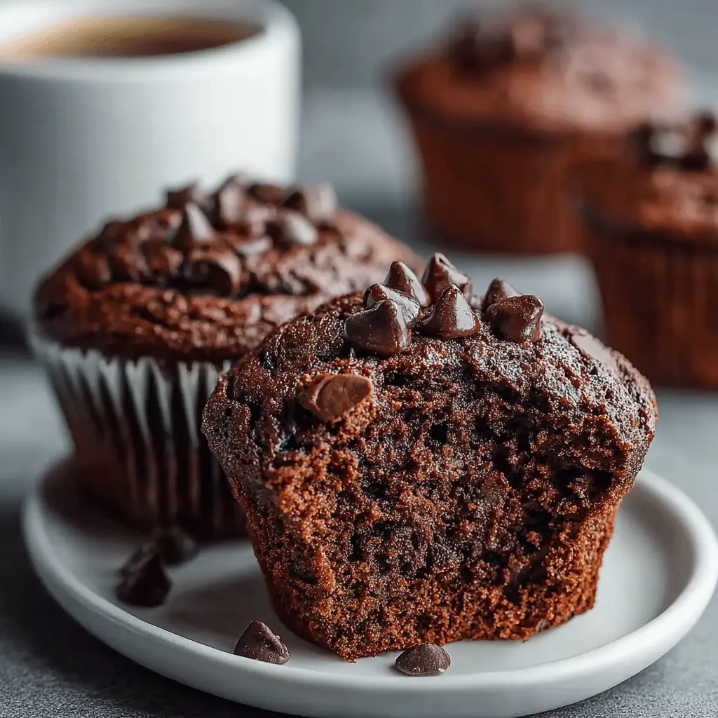 Healthy Chocolate Protein Muffins
