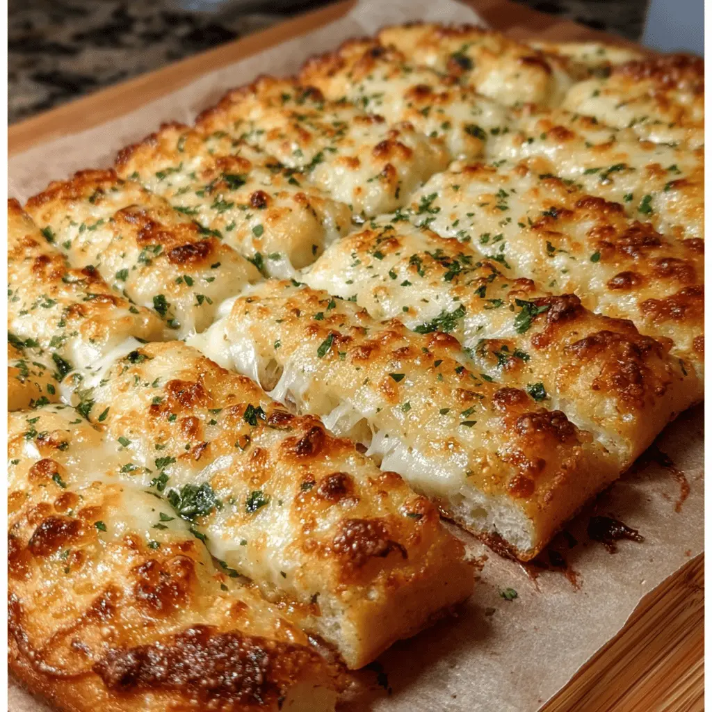 Homemade Cheesy Garlic Breadsticks: The Best Comfort Snack