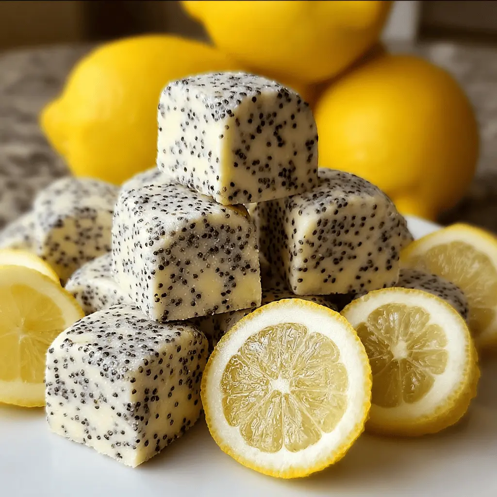 No-Bake Lemon Poppy Seed Fridge Bites: A Refreshing Treat for Everyone