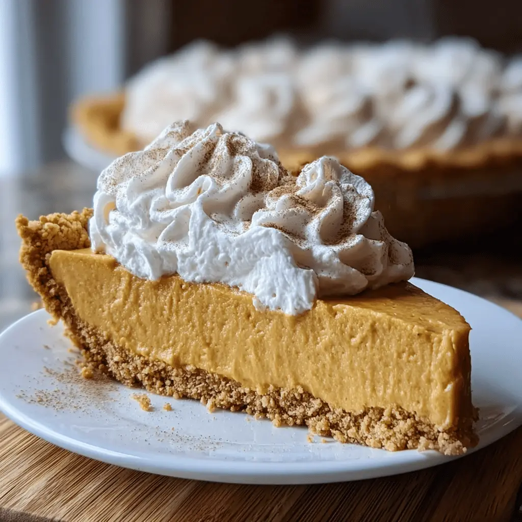No-Bake Pumpkin Pie: The Easiest Recipe for Fall Indulgence