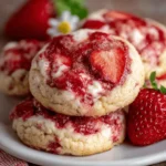 Strawberry Cheesecake Cookies