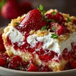 The Ultimate Strawberry Cheesecake Dump Cake