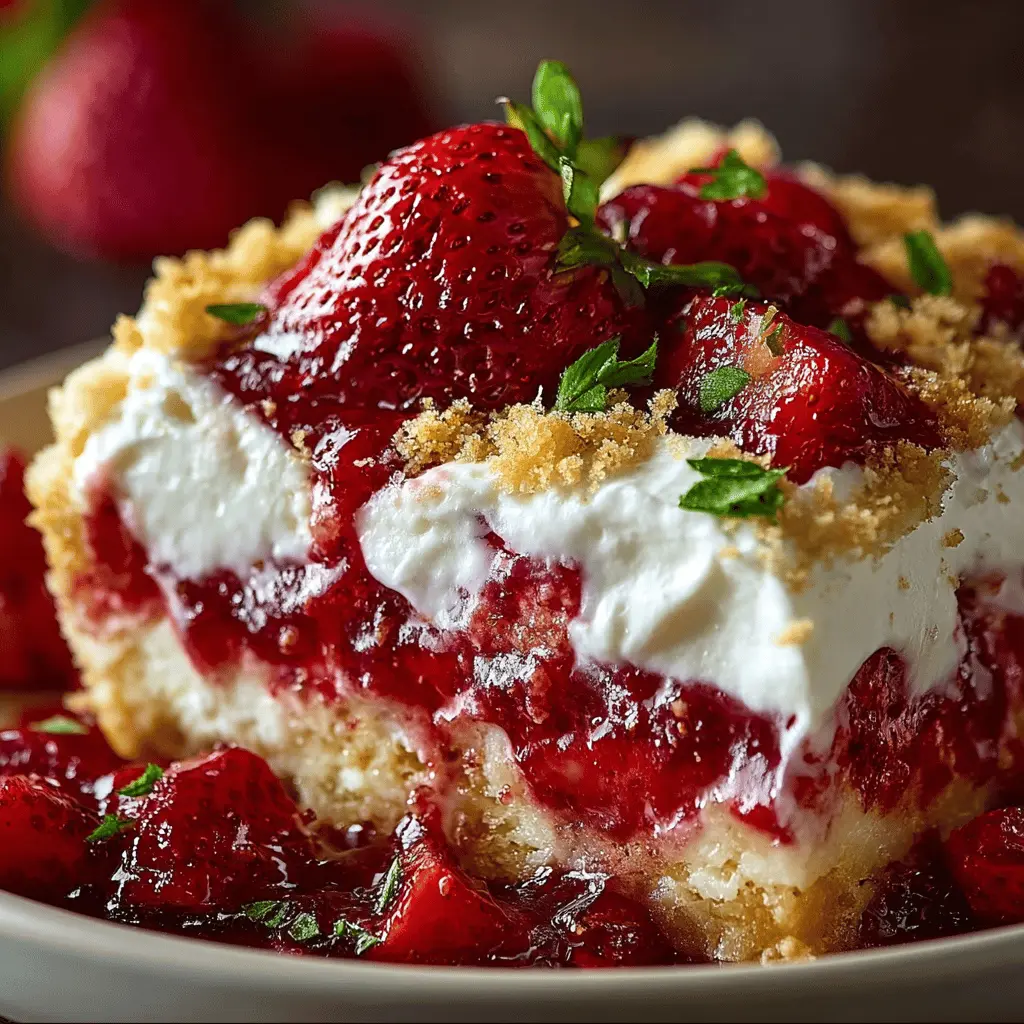 Ultimate Strawberry Cheesecake Dump Cake: Easy, Irresistible Dessert