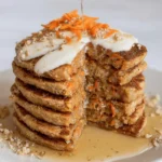 Healthy Carrot Cake Pancakes