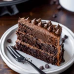 Triple Chocolate Cake (Popular Recipe!)