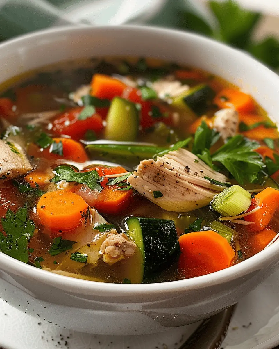 Chicken Veggie Soup: A Hearty Healing Delight for All