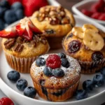 Pancake Muffins with Six Flavors