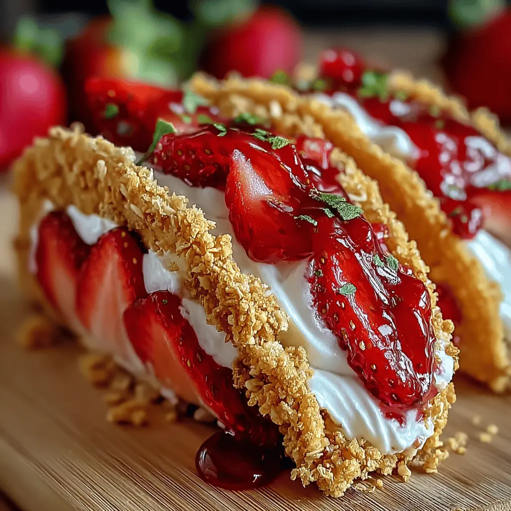 Delightful Strawberry Crunch Cheesecake Tacos You’ll Love Today