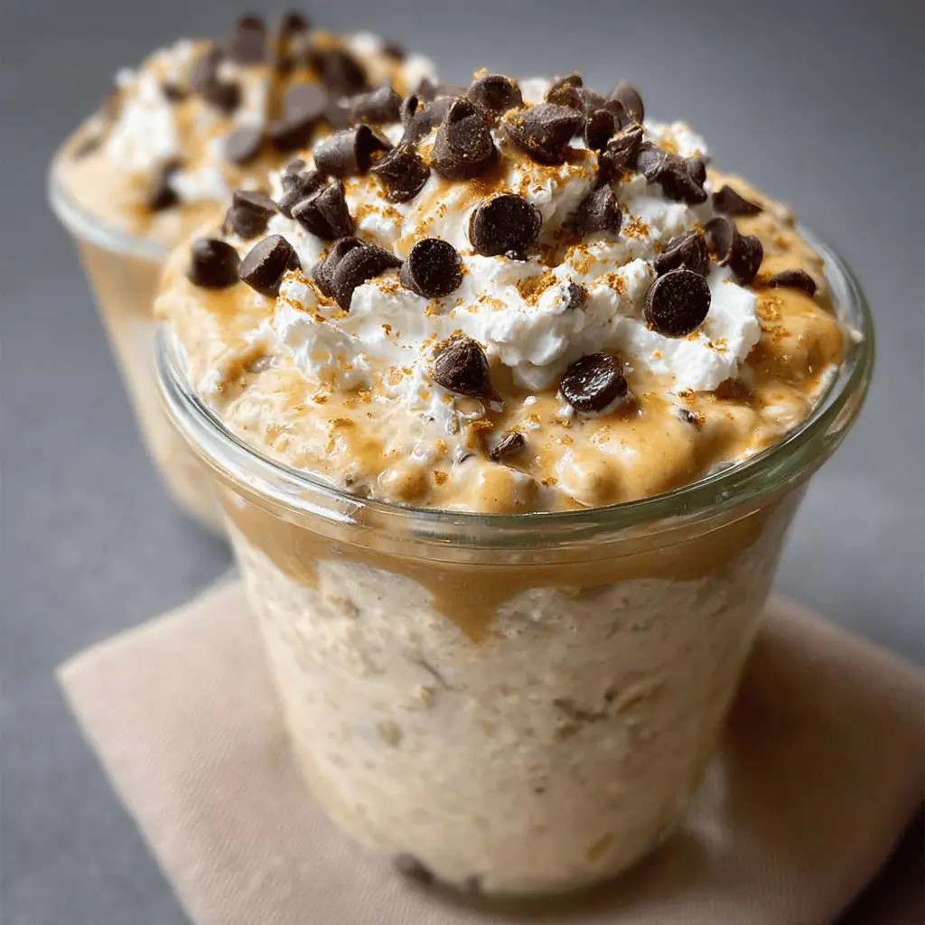 Chocolate Chip Cookie Dough Overnight Oats: A Deliciously Easy Treat