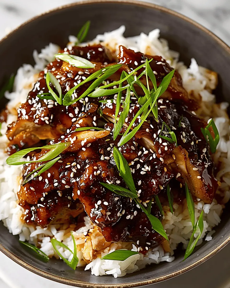 Slow Cooker Teriyaki Chicken: Easy Recipe for Juicy Flavor