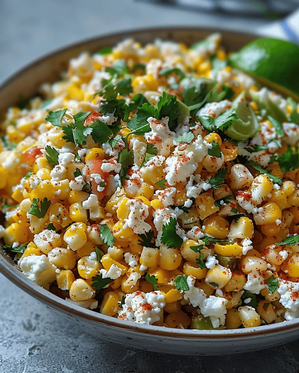 Amazing Mexican Street Corn Salad: 3 Secrets for Your Best Bowl