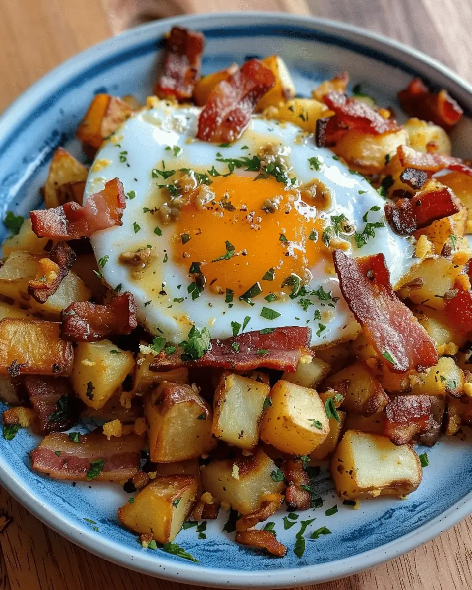 Bacon, Egg, and Potato Hash: Easy Turkey Bacon Brunch Delight