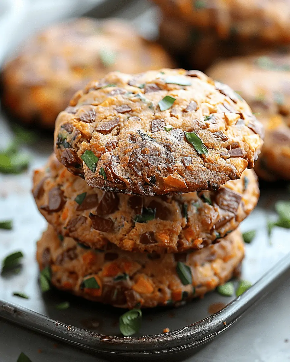 Breakfast protein biscuits: Easy, savory treats with turkey bacon