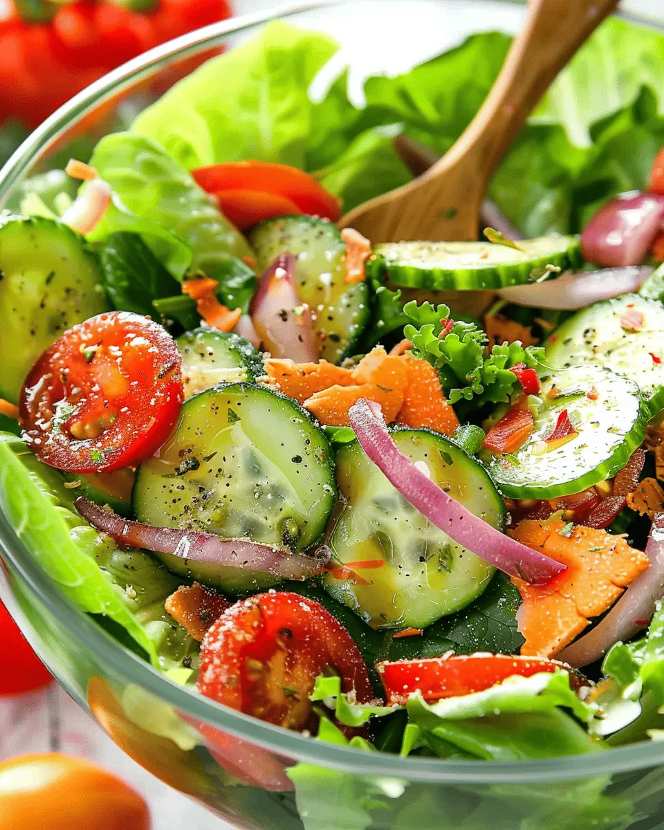 Classic House Salad – Quick and Easy Turkey Bacon Delight