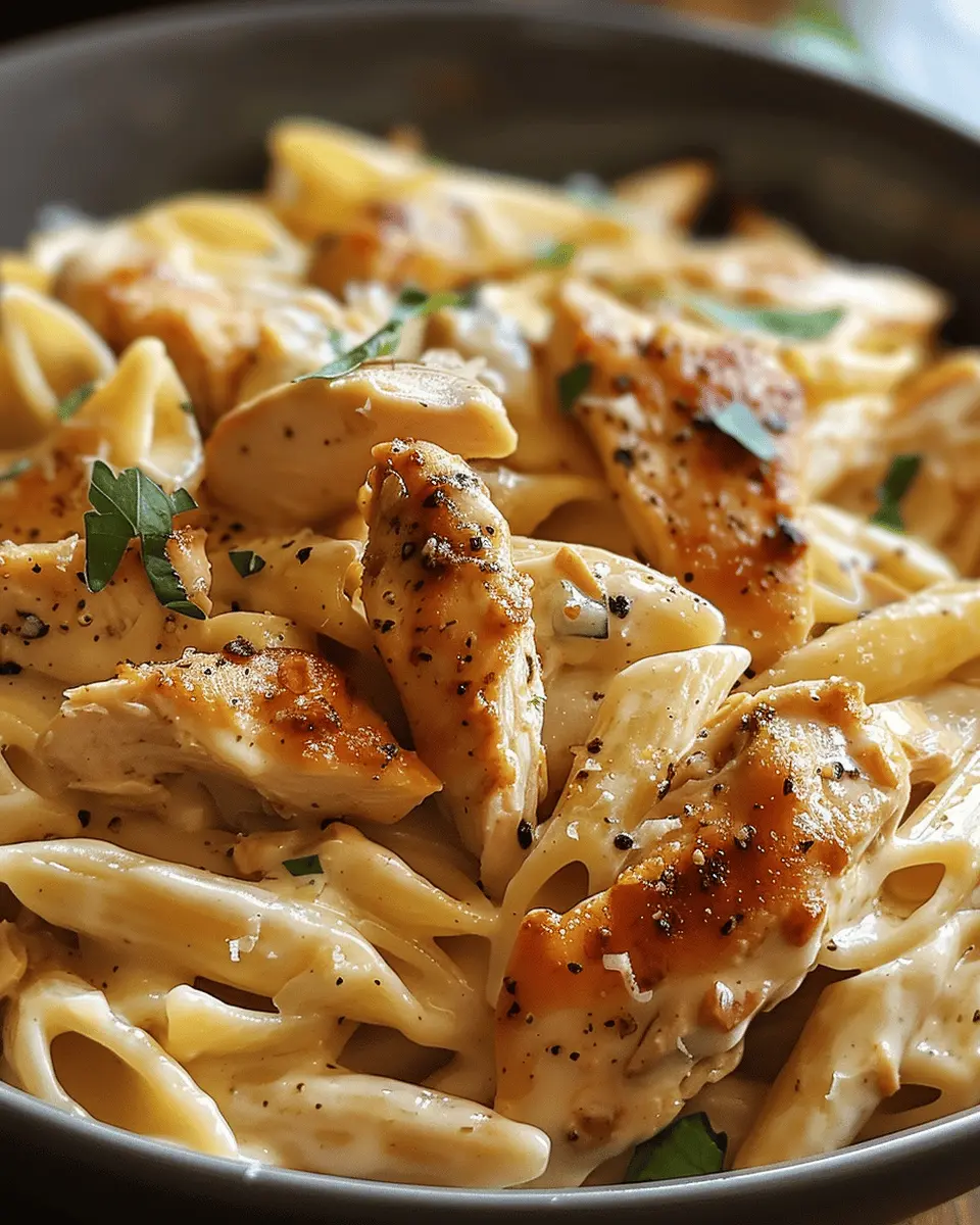 Creamy Cajun Chicken Pasta: Indulgent Dinner with Turkey Bacon