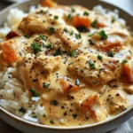 Creamy Smothered Chicken And Rice
