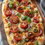 Delicious Hot Honey Flatbread Pizza