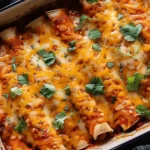 Easy Bean and Cheese Enchiladas