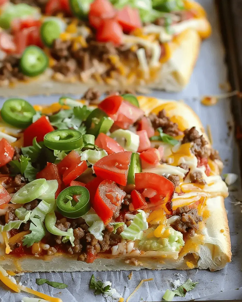 Easy Crescent Roll Taco Pizza: A Flavorful Twist with Turkey Bacon and Chicken Ham