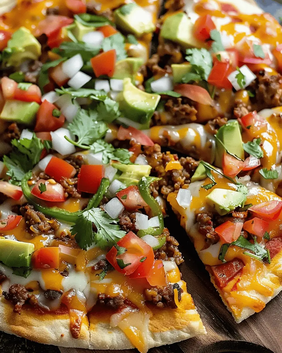 Easy Taco Pizza Recipe: A Delicious Twist with Turkey Bacon and Beef