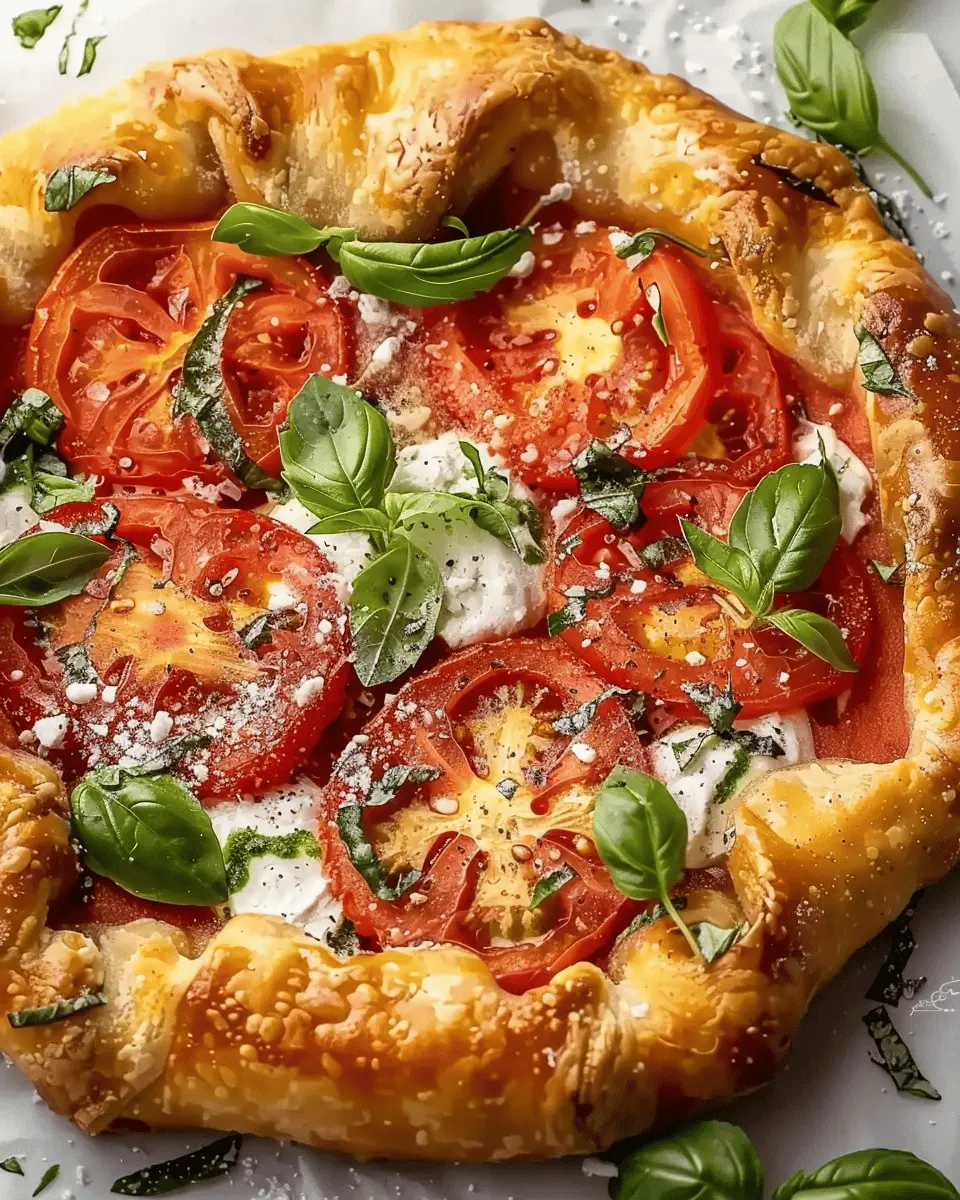 Easy Tomato Basil Galette with Goat Cheese: A Fresh Twist for Home Cooks