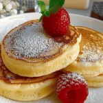 Fluffy Japanese Soufflé Pancakes