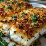 Garlic Parmesan Crusted Halibut: 15-Minute Baked Perfection