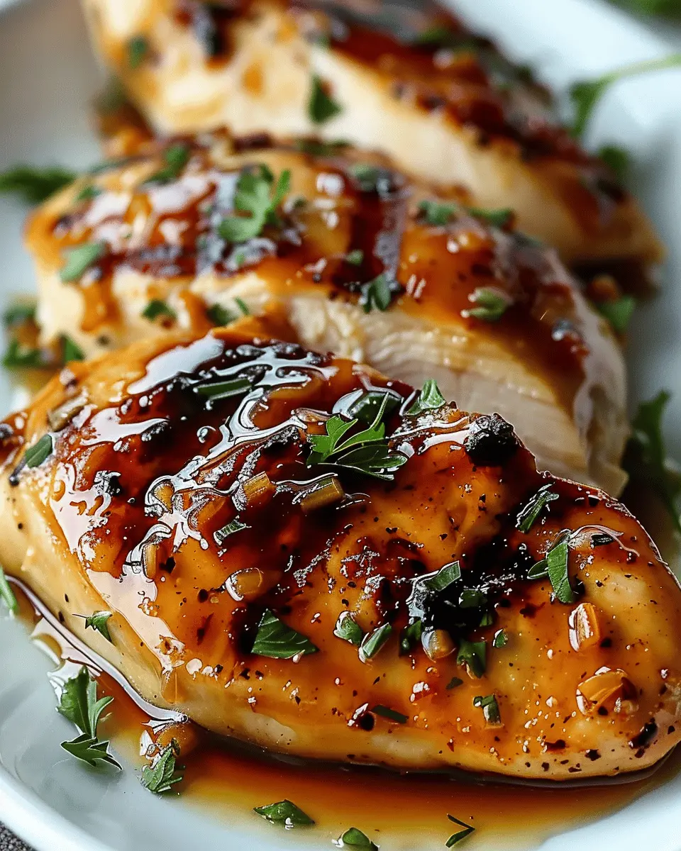 Honey Garlic Chicken Breasts: Easy Recipe for Flavorful Meals