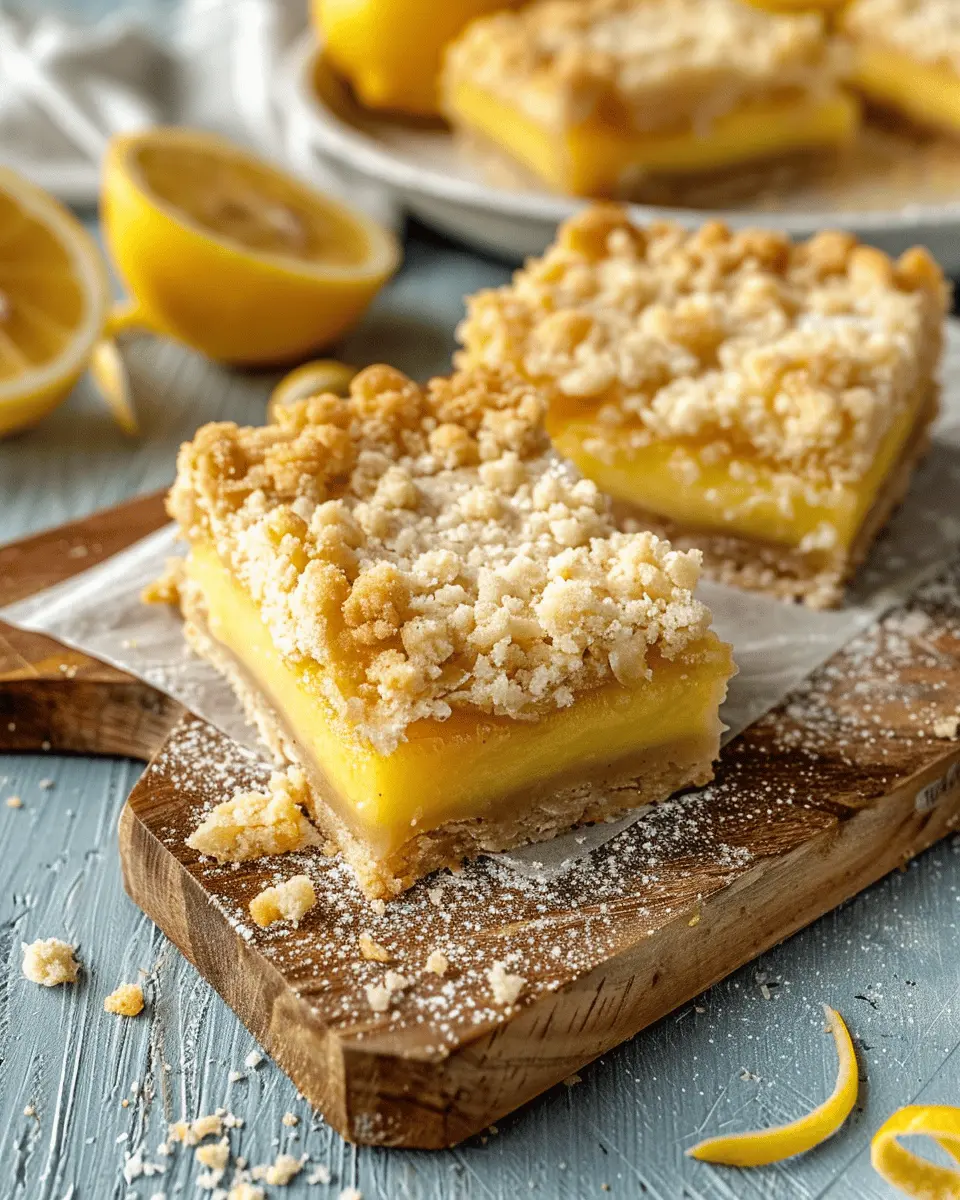 Lemon Crumb Bars: The Ultimate Easy Dessert for Any Occasion