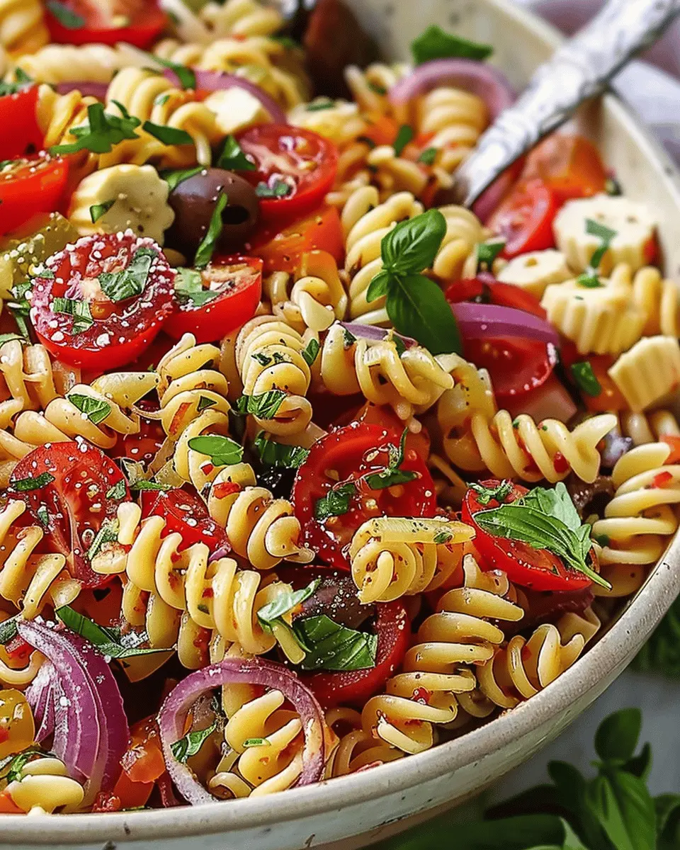 Quick Italian Pasta Salad with Turkey Bacon: Your Easy Delight