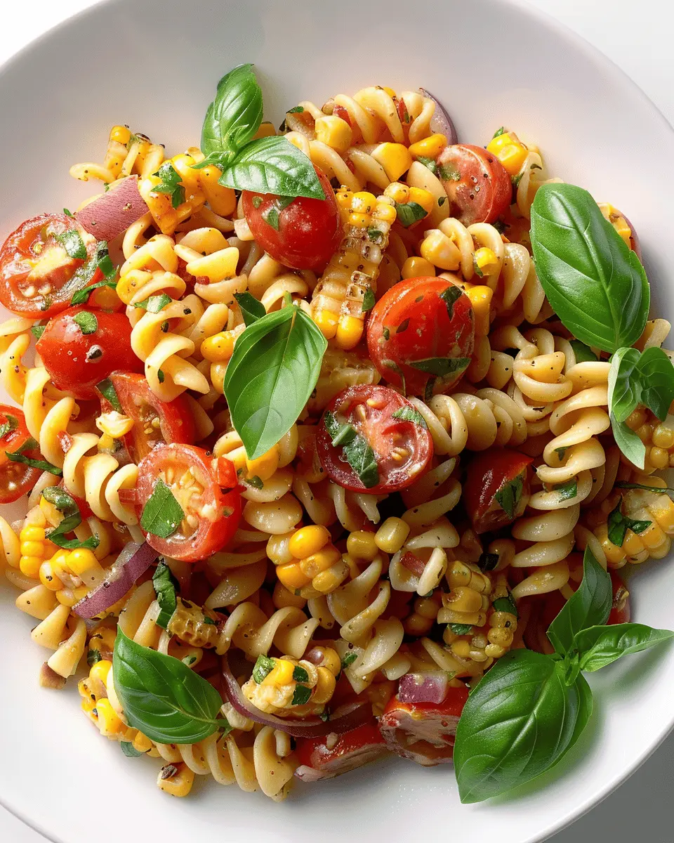 Roasted Corn and Tomato Pasta Salad: Easy Summer Delight