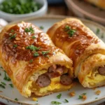 Sausage Egg Breakfast Roll-Ups – Quick & Easy Morning Treat!