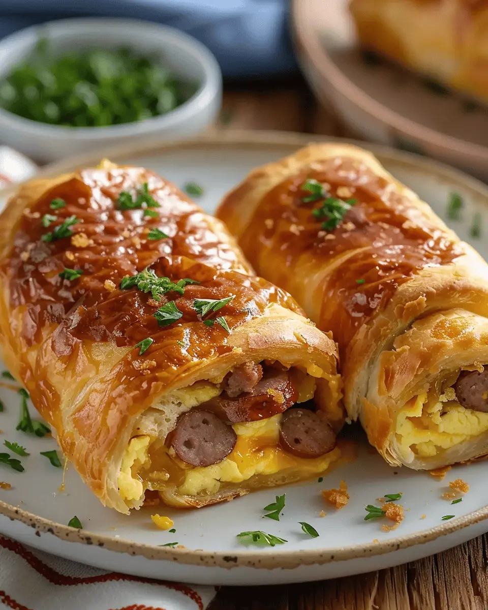 Sausage Egg Breakfast Roll-Ups: Quick & Easy Morning Treats for All
