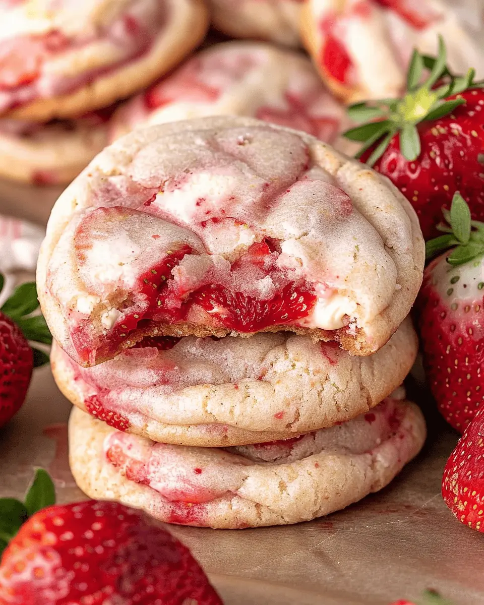 Strawberry Cheesecake Cookies: Easy Baking Delight for Everyone