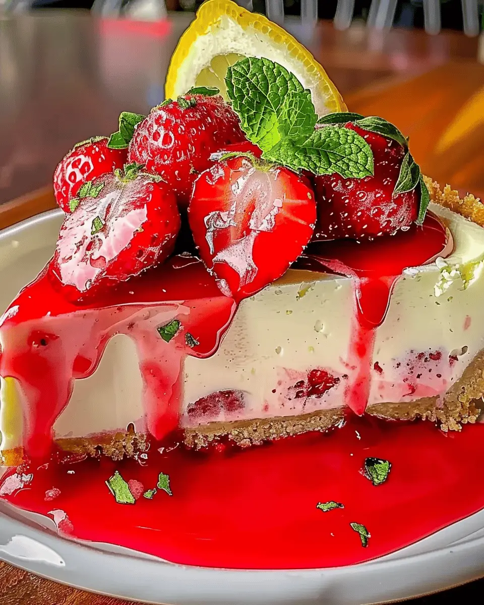 Strawberry Lemonade Cheesecake Recipe: A Refreshingly Easy Delight