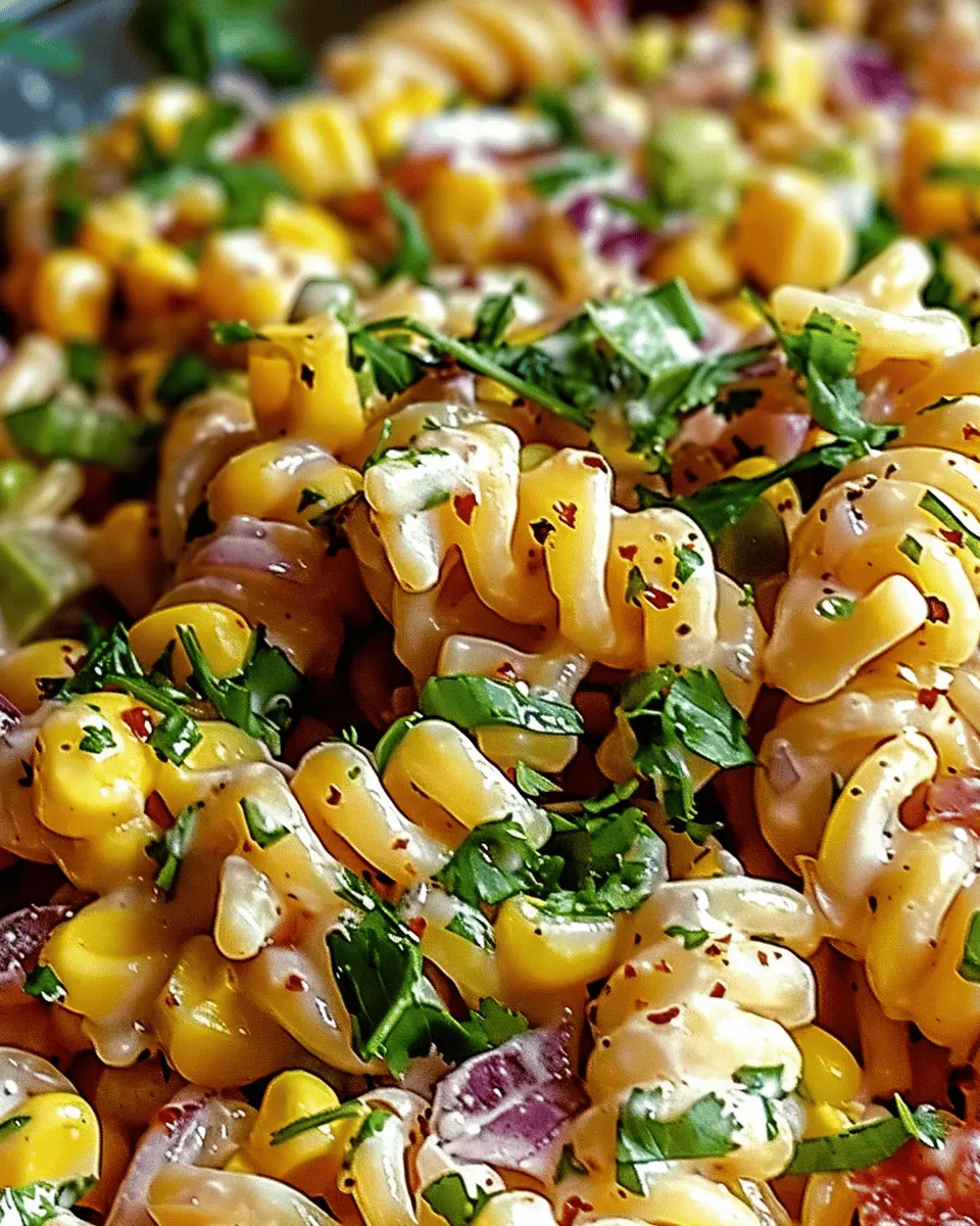 Street Corn Pasta Salad: The Best Summer Dish with Turkey Bacon