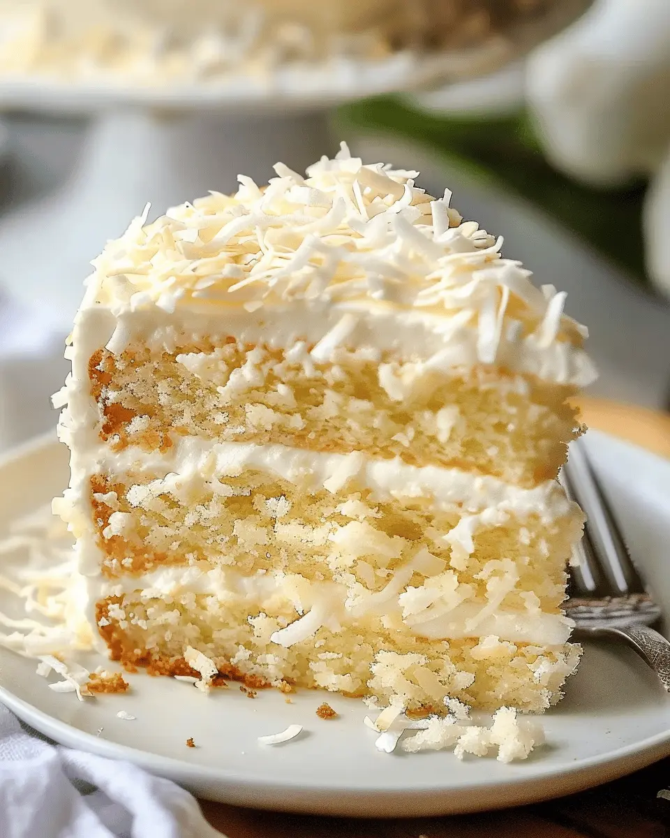 The Best Coconut Cake Recipe: Easy, Moist, and Irresistibly Delicious