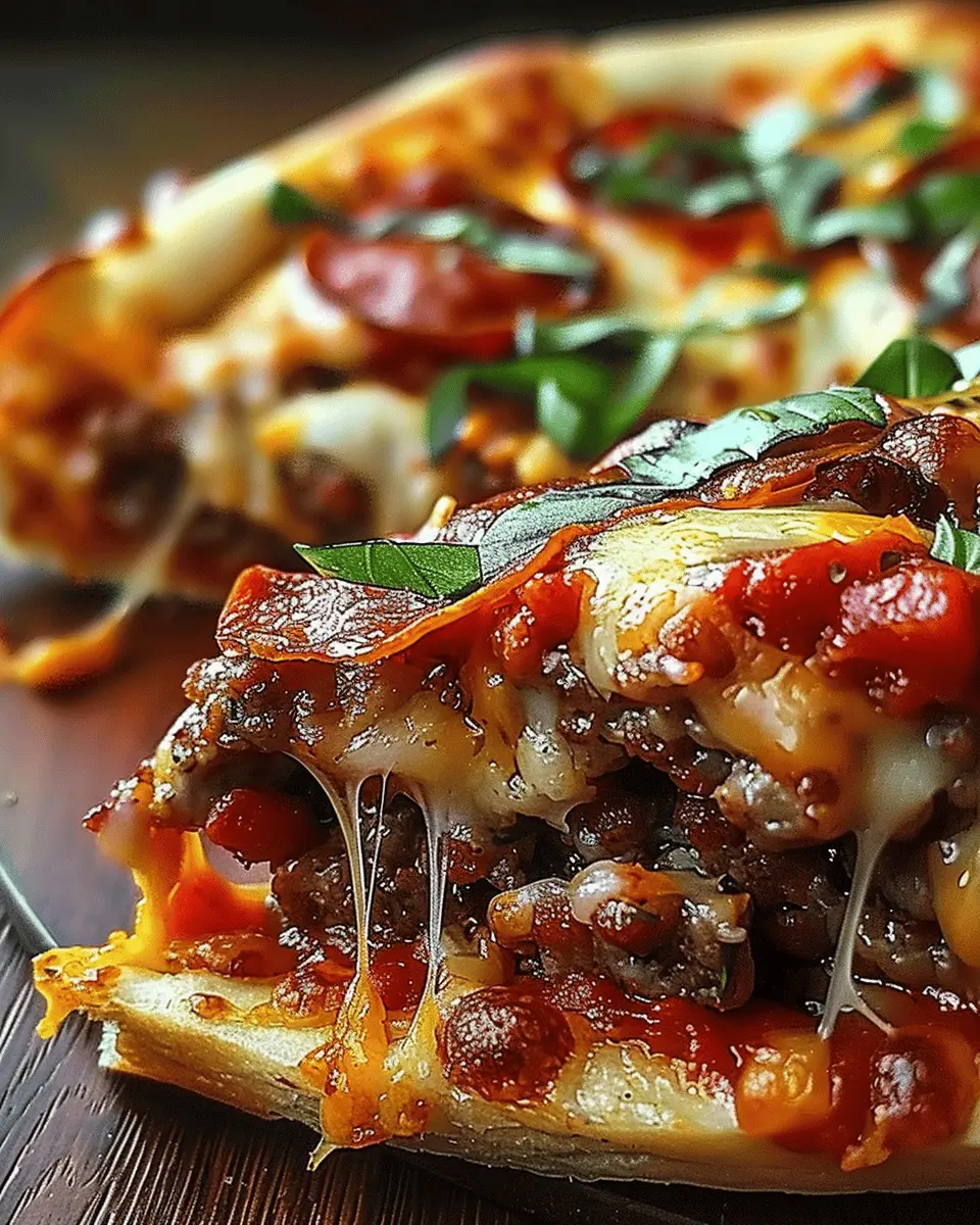 The Pizza Burger Pie: An Indulgent Twist on Comfort Food