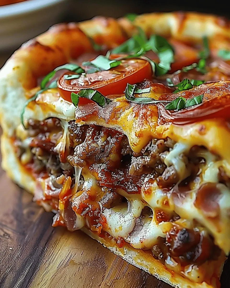 The Pizza Burger Pie: Easy Indulgence for Homemade Dinner Nights