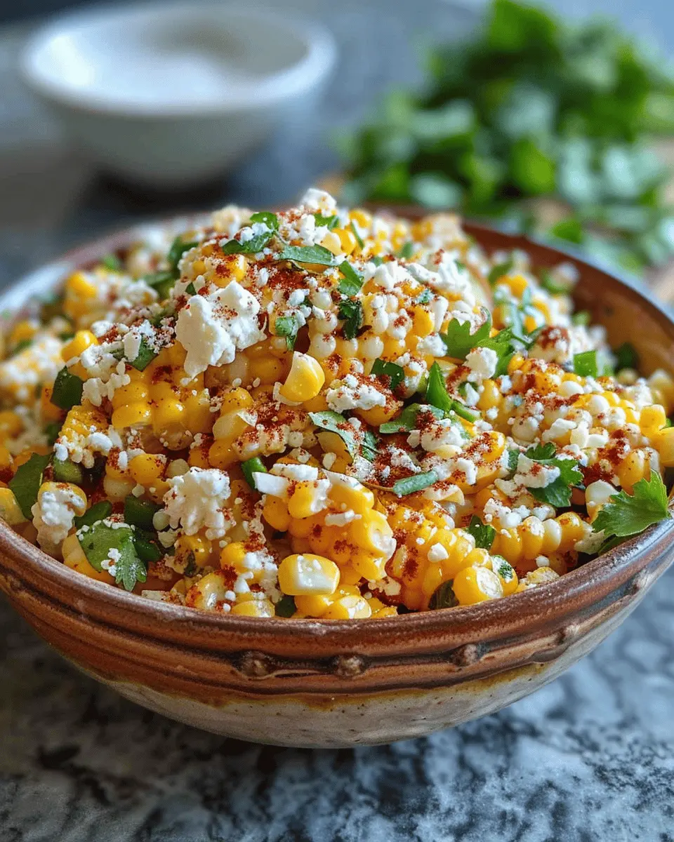 Amazing Mexican Street Corn Salad: 3 Secrets for a Perfect Bowl