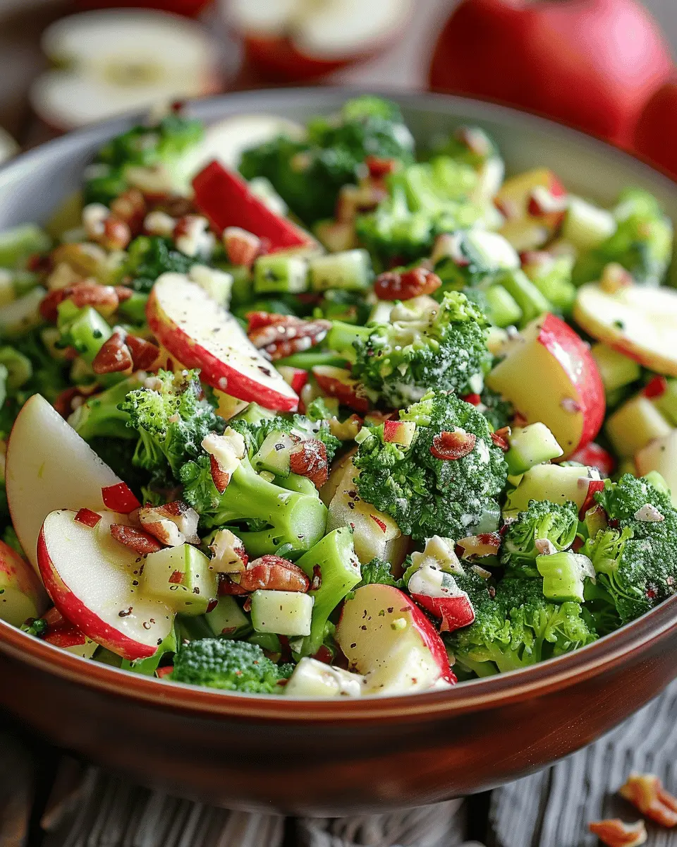 Honeycrisp Apple Broccoli Salad with Turkey Bacon: A Fresh Twist