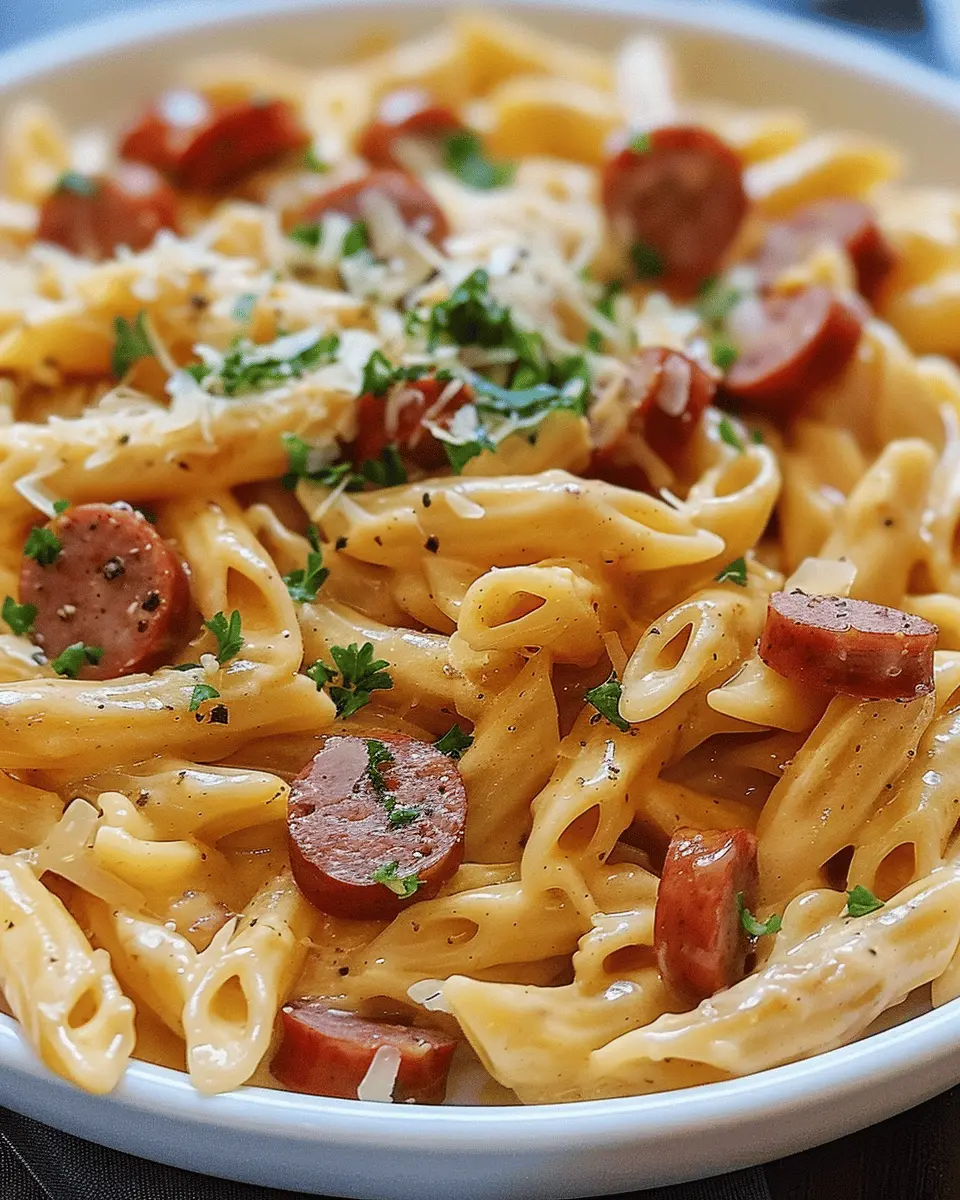 Creamy Smoked Sausage Pasta: A Cozy & Indulgent Comfort Dish