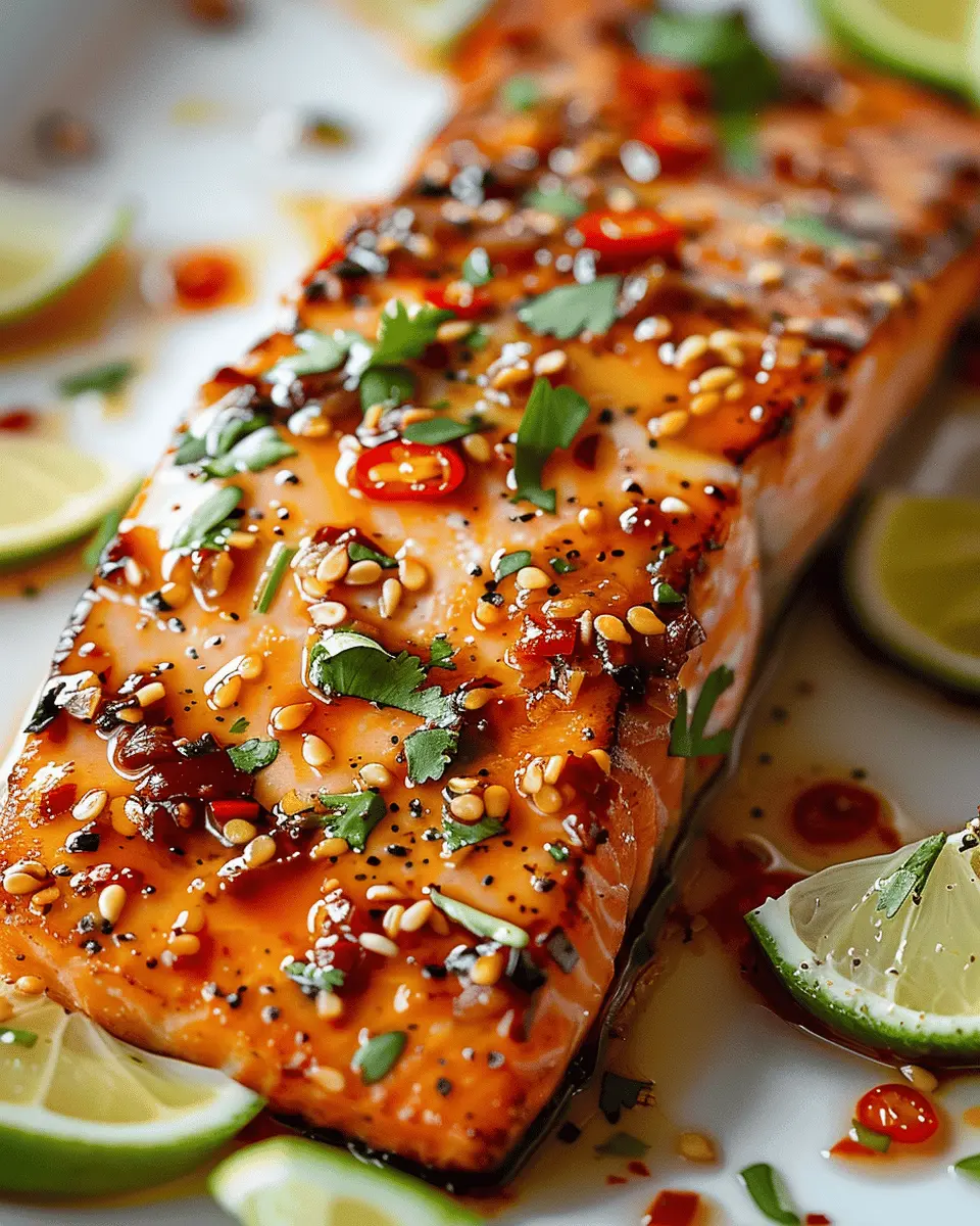 Irresistible Sweet Chili Garlic Salmon Recipe for Effortless Flavor