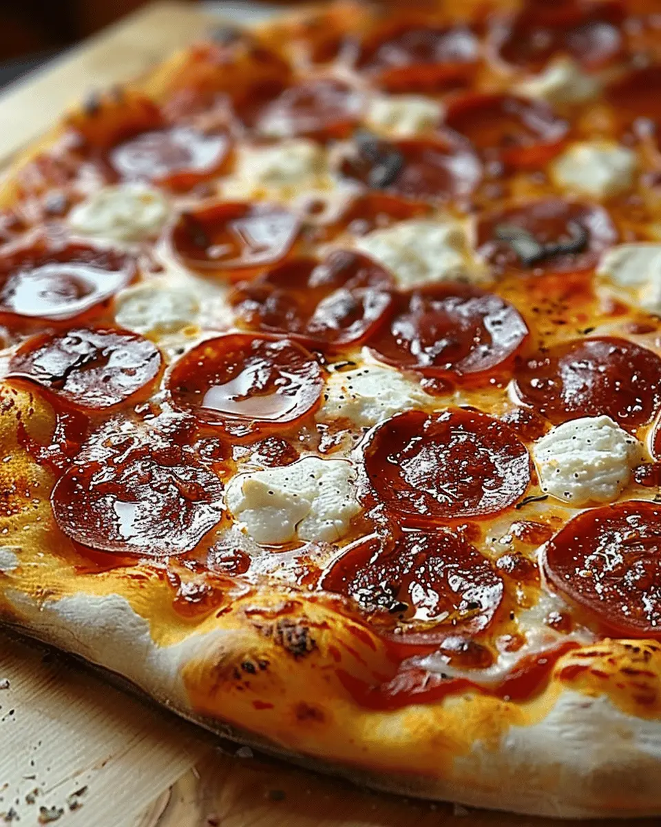 Hot Honey Pepperoni Ricotta Pizza: The Best Homemade Delight