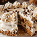 Chocolate Chip Cookie Cake Recipe with Buttercream Frosting