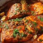 Classic Spicy Moroccan Fish in Rich Sauce