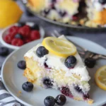 Lemon Blueberry Sheet Cake