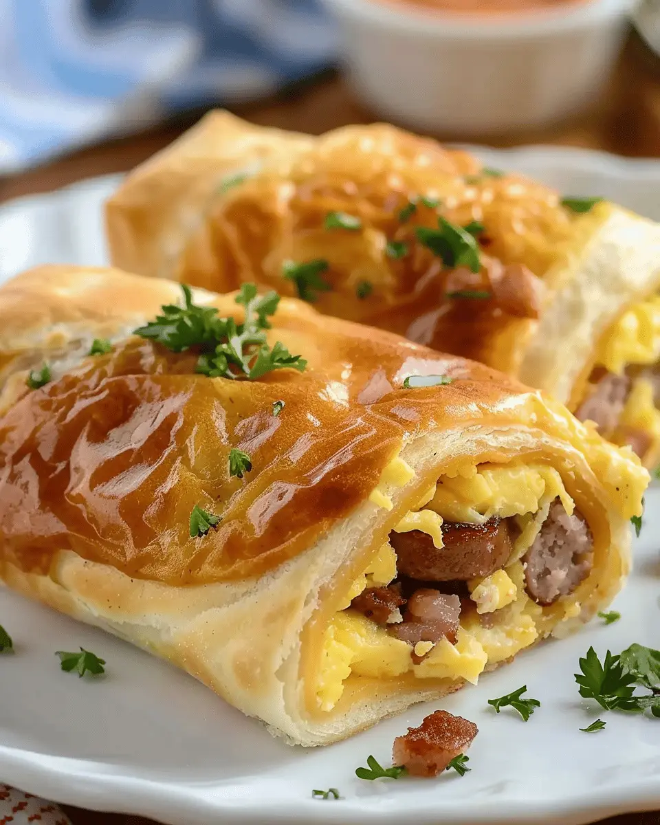 Sausage Egg Breakfast Roll-Ups – Easy Morning Treat for Everyone