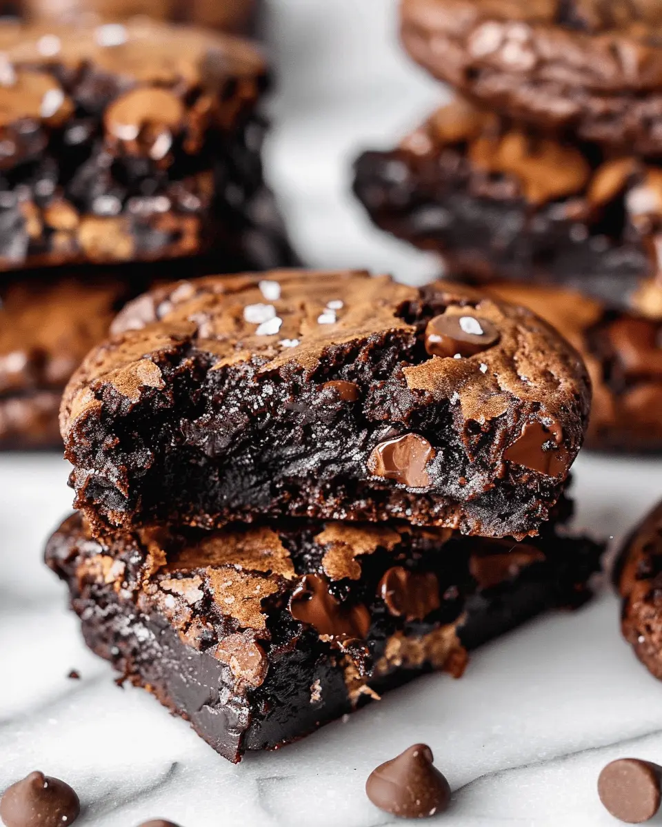 The BEST Fudgy Chewy Brookies