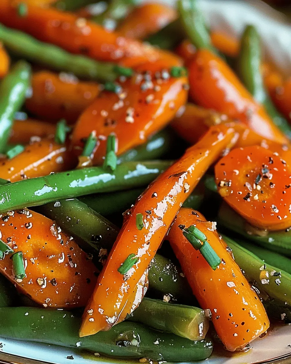 Honey Glazed Carrots & Green Beans: Easy and Delicious Side Dish